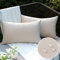 EMEMA Kissenbezug Outdoor Wasserdicht Sofakissen Wasserfest Dekokissen Kissenbezüge Dekorativ Kissen Kissenhülle aus Polyster für Garten Sofa Wohnzimmer Bett 2er Set 30x50 cm Beige
