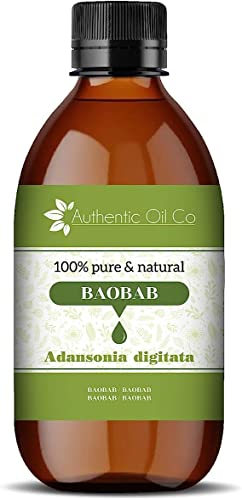 Baobab-Öl, 100% rein und natürlich, kaltgepresst, veganfreundlich und ohne Tierversuche hergestellt (100 ml)