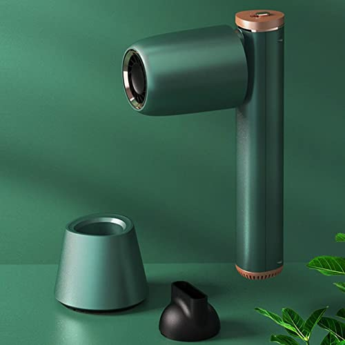 GWMWON Secadores de pelo recargables con base de carga, secador de pelo portátil independiente, secador de pelo inalámbrico de aire frío/caliente, batería de 23400 mAh