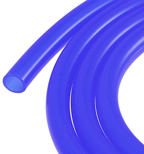 sourcing map Tuyau en Silicone 10mm ID 13mm OD 2 Mètre de Long Bleu Tuyau d'Arrosage Haute Température