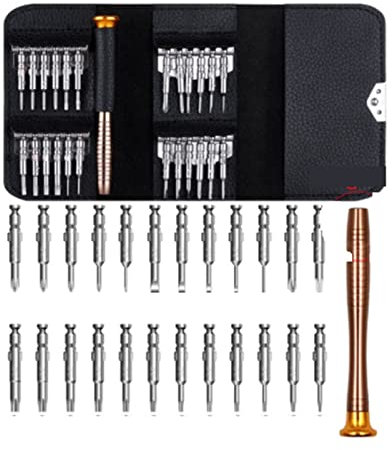 IANROL 25 In 1 Torx Precision Screwdriver Bit Set Hand Tools Screw Driver Kit Screwdriver Set Fit For Xiaomi Mobile Phones Repair Tools (Color : 25 in 1 set Magnetic)