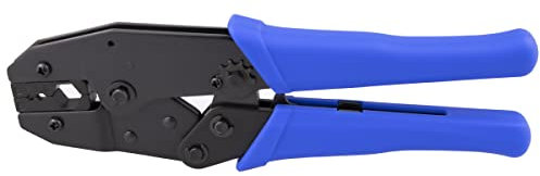 Kabel-Crimper für Stecker LMR400, RG8, RG9, Belden 9913, RG213, RG214, RG174, RG316 Kabel, Crimpwerkzeug, Sechskant-Schneideisen mit 10,9 mm für alle 400 Kabel (Crimpwerkzeug für lmr400 blau)