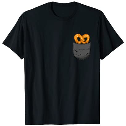 Fast Food Brezel Tasche T-Shirt
