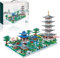Pasyru Modular Haus Bausteine, 5186 Teile The West Lake Modellbausatz, Chinesische Berühmte Architektur Mini Bausteine Bausatz, Kreatives Bauset für Erwachsene und Kinder (YZ098)