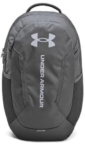 Under Armour Unisex-Erwachsene Ua Hustle 6.0 Backpack Rucksack, Castlerock/Stahl, One Size