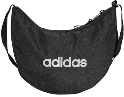 adidas Damen LINEAR ESSENTIALS FESTIVAL BAG, Black/Silver Metallic, One Size