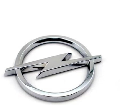 evimo Auto Emblem Aufkleber, für Opel Combo/Commodore C/Corsa/Crossland X Abzeichen Aufkleber Vordere und Hintere Emblem Abzeichen Dekoration Auto Exterieur Modifizierte