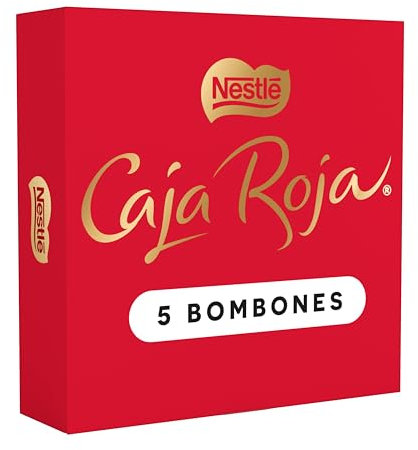 CAJA ROJA Bombones de chocolate estuche, 43 g