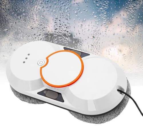 Hydravex Smart Window Cleaner Robot, Automatic Window Cleaner with One Key Start Function, Control by Remote Control, Window Cleaner Tool for Indoor Outdoor High Windows Glass/Tiles