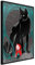 KunstLoft Poster 'Red Riding Hood' 20x30cm | Schwarzer Bilderrahmen | Full-HD-Druck auf hochwertigem Papier