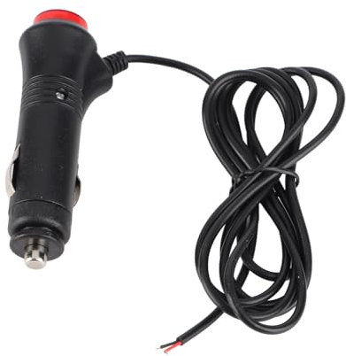 1.5m Male Car Cigarette Lighter Socket Power Plug Adapter On Off Switch 12V 24V Cigarette Lighter Power Plug Cable Adapter Male Lighter 