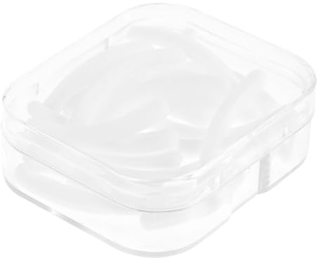 Wimpernzangen Ersatzpads aus Silikon, Weiß, Elastisch | Formstabil, Tägliches Make Up und Besondere Anlässe, Portable Form, 24 Stück-pack