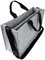 SIGEL BA409 Desk Sharing Bag Classic, Organizer für mobiles Arbeiten, absolut sicherer Stand: für Laptop bis 17,3 Zoll und Unterlagen, Synthetischer Filz, hellgrau, Large 50 x 15 x 28 cm