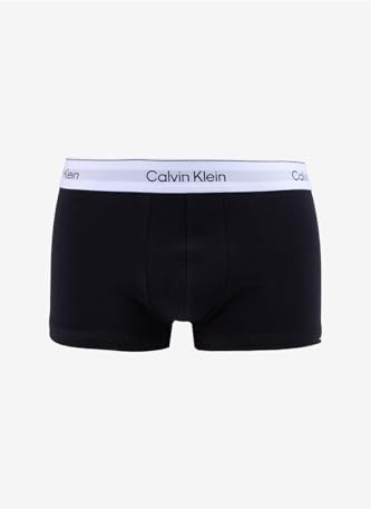 Calvin Klein Herren Low Rise 3Pk Trunks, Grey Heather/White/Black, S