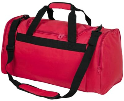 minimutz Sporttasche Kinder Damen groß, Reisetasche Weekender Bag Herren, Kindersporttasche Gym Bag 26L (rot)