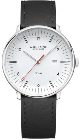 Mondaine Men Analog Swiss Quartz Watch with Leather Strap MLE.41910.LBV