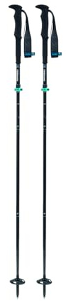 Komperdell FX Lite Carbon Vario Approach Wanderstock Packmass 40 cm Länge 115?135 cm einstellbar Carbon-Aluminium-Faltstock