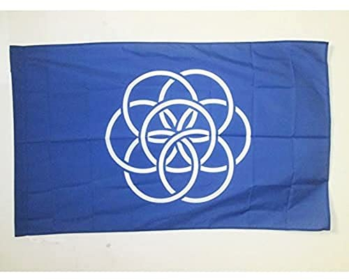 AZ FLAG - Flagge Planet Erde - 150x90 cm - Blauer Planet Fahne 90 x 150 Cm Scheide Für Mast - Flaggen