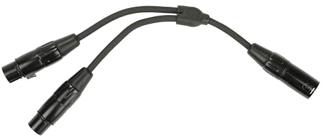 Pig Hog Solutions - 6 Y Cable, XLR(M)-Dual XLR(F)