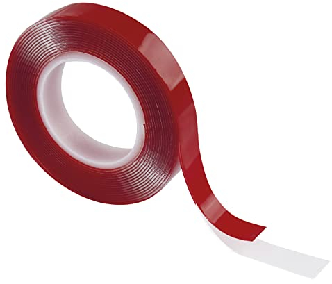 EMOS Acrylat-Klebeband 3 m, Montage Klebeband 12 mm breit, doppelseitig, transparent, Verbindungsband mit hoher Klebekraft, dauerhafte Verbindung ohne Träger, Dicke 1 mm