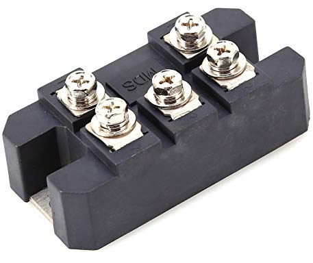 Brückengleichrichter MDS-150A, 150A 1600V Leistung Dauerhafte Drei- / 3-Phasen-Diodenbrücke Gleichrichter für PWM-Wechselrichter Stromaufnahme, Batterieladung
