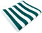 TigerTie Designer Einstecktuch in petrol weiss gestreift - Stecktuchgröße 30 x 30 cm