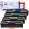 BAISINE Kompatibel Canon MF635Cx Toner Ersatz Canon 045H 045 für Canon i-Sensys MF635cx LBP613cdw LBP611cn MF631cn MF633cdw imageCLASS MF632cdw MF634cdw LBP612cdw, 4er-Pack