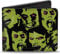 Buckle-Down Men's Bifold Wallet Zombies, Multi, 4.0 x 3.5, Multi, 4.0 x 3.5, Buckle-down Bifold Wallet Zombies