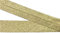 3 m Lurex-Schrägband Gold 20 mm vorgefalzt