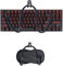 AUXPhome Pack of 2, Universal Keyboard and Mouse Organizer - Wall Mount Clip Hanger Display Storage Holder - No Falling