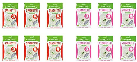 6x Slendier Bio Konjac Espagueti 400g & 6x Bio Konjac Cabello de ángel 400g
