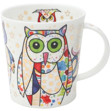 Dunoon Lommond Mug en porcelaine fine Motif chouettes 0,32 l