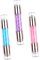 FOMIYES 3pcs Double Head Nail Template Nail Silicone Stamper Jelly Stamper for Nails Nail Jelly Stamper Manicure Supplies Rubber Nail Stamper Manicure Stamp Manicure Pen Nail Stamper Kit