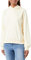 Calvin Klein Jeans Damen Hoodie Ck Embro Badge Regular mit Kapuze, Beige (Vanilla), S