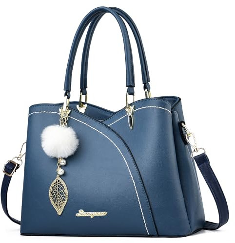 SiMYEER Umhängetaschen, Handtaschen Leder Schultertaschen für Damen