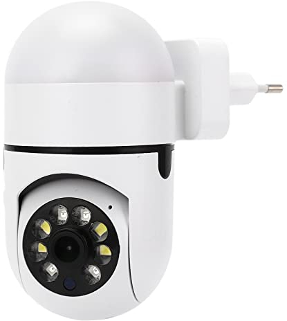 Fdit Drahtloses Kamera-Monitor-Nachtlicht für LED-Glühbirne Ptz für HD-Steckertyp für Netzwerk-2MP-Sicherheitsüberwachungsroboter