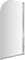 Balterley 790 x 1430mm Bath Shower Screen, Round Corner Shower Screens for Baths, 6mm Toughened Safety Bath Door Screen, 180° Pivot Reversible Door Screens for Straight Baths (Chrome)