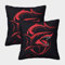 XIAOCHENG Haie Dekorative Kissenbezüge,Versteckter Reißverschluss Anime-StilKissenhülle, Für Autodekoration, Zuhause, Sofa, Bettwäsche Kissenbezug 2er-Set 50x50cm