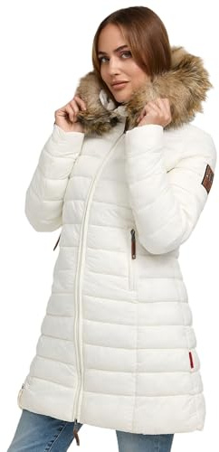 MARIKOO Damen Winter Übergangs Jacke Winterjacke Stepp Mantel gesteppt B647