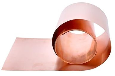 Genérico Rollo de Chapa de Cobre Puro, Placa de Cobre, Espesor 1mm, Longitud 2000mm, Anchura múltiple 5mm-60mm(1mm*40mm)