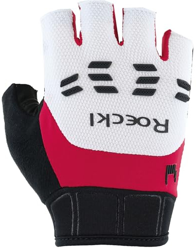 Roeckl Iseler 2 Fahrrad Handschuhe kurz weiß/rot 2026