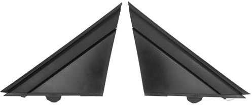 Tissting Couverture de Drapeau de Rétroviseur de Porte, Design Professionnel en ABS Noir pour Fiat 500 2012-2017, Installation Facile, Style Immédiat pour Personnalisation de Voiture