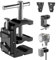 SIRUI Wider Opening V Mount Battery Clamp, Universal V-Mount Battery Plate with C-clamp & 2 Wedge Plates Kit, Quick Release V Mount Clamp for Light Stand, Tripod, and Desk, AM-VM05