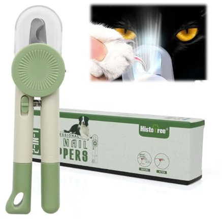 TMRBBesty Coupe Griffe Chien - Coupe Ongle Chat - avec Lumière LED, Verrouillage Sécurité, Lime, Protection Contre Éclaboussures, pour Chat Chien Animaux Petite Moyenne