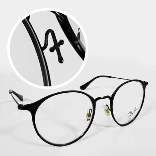 4 Pairs Soft Silicone Replacement Nose Pads for RayBan RB6335, Plug in/Push in Model Ray Ban Sunglasses Nose Pad Replacement, Eye Glasses Nose Pads Non Slip (Glod, 14mm)