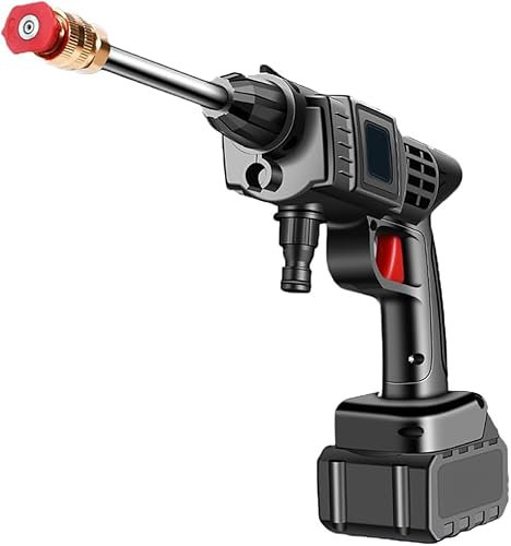 Nettoyeur Haute Pression, 90 Bar Nettoyeur Haute Pression sans Fil Portable avec 5m Tuyau, Régulation Intelligente de la Pression, Longue Durée de Vie, pour Voiture, Terrasse, Fenêtre, Pelouse, Pet
