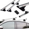 RIDIGO Barre de Toit Glider Evo Silver pour Peugeot 5008 1 I 5-P (Fixation avec Trous filetés) 2009-2016