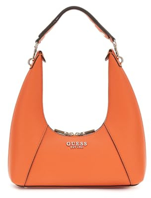 GUESS Calista Top Zip Shoulder Bag Orange
