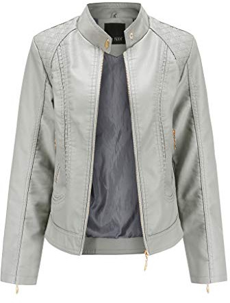 RYTEJFES Giubbotto Pelle Donna Giacca Jacket Corto Bomber Oversize Finta in Giacchetto Curvy Giubbino Primaverile Eleganti Giacchino Primavera Similpelle Ecopelle