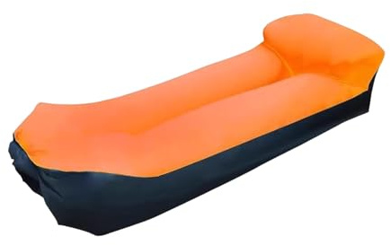 amangul Camping Air Sofa mit körperkonturierendem Design, reißfester Polyesterstoff, leicht zu tragen, faltbar, aufblasbare Lounge, schnell aufblasbar, Camping Lounge Stuhl